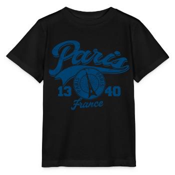 France Gift Paris French French Monaco - Stanley/Stella MINI CREATOR Kids’ T-Shirt - black - Front - Mikhail (115cm)