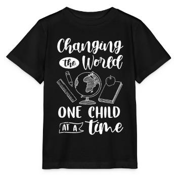 Teacher Tshirt 2nd grade Teacher Training Teacher School - Stanley/Stella MINI CREATOR Kids’ T-Shirt - black - Front - Mikhail (115cm)