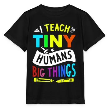 Teacher Gift Educator Pedagogue School Teacher Training - Stanley/Stella MINI CREATOR Kids’ T-Shirt - black - Front - Mikhail (115cm)