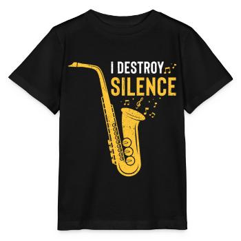 Jazz - Stanley/Stella Kinder T-Shirt MINI CREATOR  - Schwarz - Vorne - Mikhail (115cm)