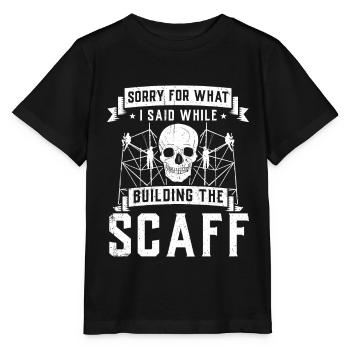 Constructeurs d’échafaudages - T-shirt bio MINI CREATOR Stanley/Stella Enfant - noir - Devant - Mikhail (115cm)