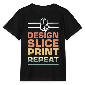 3D Printer Printing Machine Technology Technology Hobby - Stanley/Stella MINI CREATOR Kids’ T-Shirt - black - Front - Mikhail (115cm)