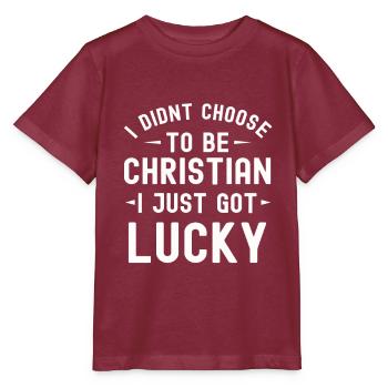 Chrétiens Religion Bible évangélique Jésus Église - T-shirt bio MINI CREATOR Stanley/Stella Enfant - bordeaux - Devant - Kain (125cm)