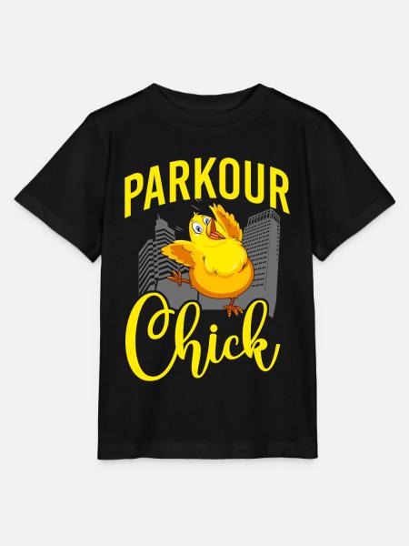 Parkour Free Running Traceur - Stanley/Stella Kinder T-Shirt MINI CREATOR  - Schwarz