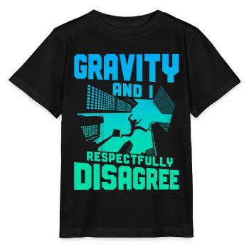Parkour Free Running Traceur - Stanley/Stella MINI CREATOR Kids’ T-Shirt - black - Front - Mikhail (115cm)