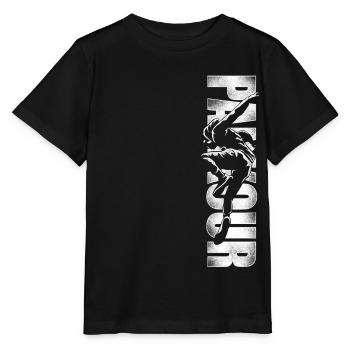 Parkour Free Running Traceur - Stanley/Stella MINI CREATOR Kids’ T-Shirt - black - Front - Mikhail (115cm)