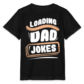 Papa Joke Dad Joke Father Jokes - Stanley/Stella MINI CREATOR Kids’ T-Shirt - black - Front - Mikhail (115cm)