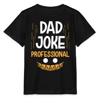 Papa Joke Dad Joke Father Jokes - Stanley/Stella MINI CREATOR Kids’ T-Shirt - black - Front - Mikhail (115cm)