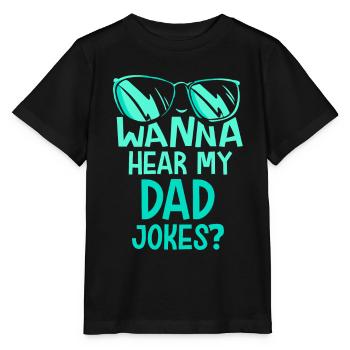 Papa Joke Dad Joke Father Jokes - Stanley/Stella MINI CREATOR Kids’ T-Shirt - black - Front - Mikhail (115cm)