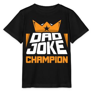 Papa Joke Dad Joke Jokes Father - Stanley/Stella MINI CREATOR Kids’ T-Shirt - black - Front - Mikhail (115cm)