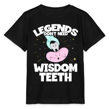 Weisheitszähne Weisheitszahn Patient Zahnarzt - Stanley/Stella Kinder T-Shirt MINI CREATOR  - Schwarz - Vorne - Mikhail (115cm)