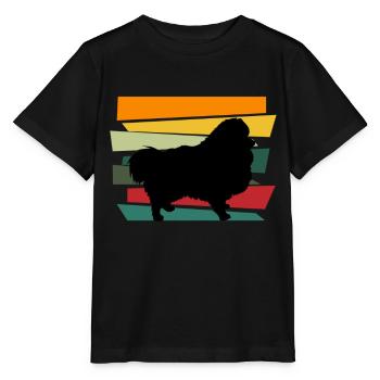 Spitz Pomeranian Zwergspitz Dog - Stanley/Stella MINI CREATOR Kids’ T-Shirt - black - Front - Mikhail (115cm)