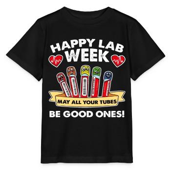 Bonne semaine de laboratoire - T-shirt bio MINI CREATOR Stanley/Stella Enfant - noir - Devant - Mikhail (115cm)