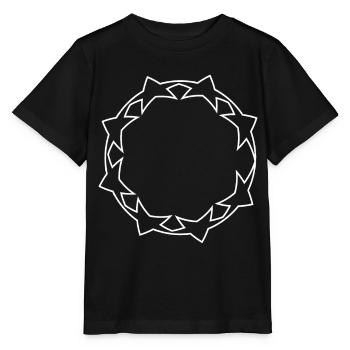 Cool Star Circle White - Stanley/Stella MINI CREATOR Kids’ T-Shirt - black - Front - Mikhail (115cm)
