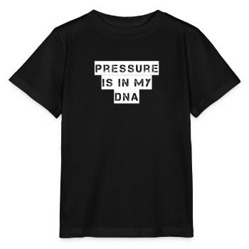 Plongée - La pression est dans mon ADN - T-shirt bio MINI CREATOR Stanley/Stella Enfant - noir - Devant - Mikhail (115cm)