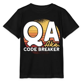 QA Ingenieur QA Tester Software Tester - Stanley/Stella Kinder T-Shirt MINI CREATOR  - Schwarz - Vorne - Mikhail (115cm)
