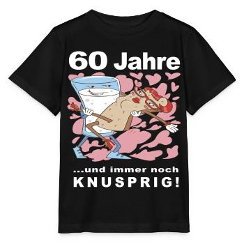 60 Jahre und immer noch knusprig! - Stanley/Stella Kinder T-Shirt MINI CREATOR  - Schwarz - Vorne - Mikhail (115cm)