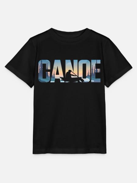 Canoe Canoeing Canoe - Stanley/Stella Kinder T-Shirt MINI CREATOR  - Schwarz