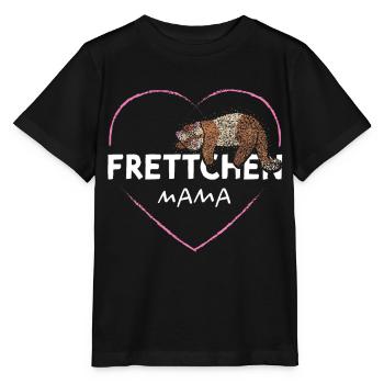 Frettchen Fischoffer Mama Muttertag - Stanley/Stella Kinder T-Shirt MINI CREATOR  - Schwarz - Vorne - Mikhail (115cm)