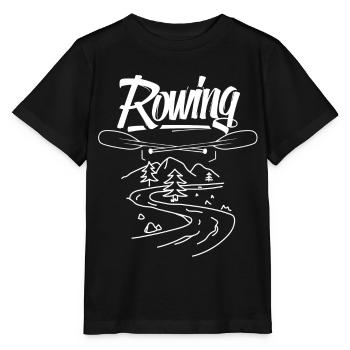 Aviron Aviron Aviron Bateau Aviron - T-shirt bio MINI CREATOR Stanley/Stella Enfant - noir - Devant - Mikhail (115cm)