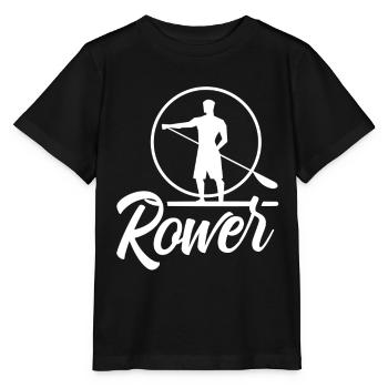 Aviron Aviron Aviron Bateau Aviron - T-shirt bio MINI CREATOR Stanley/Stella Enfant - noir - Devant - Mikhail (115cm)