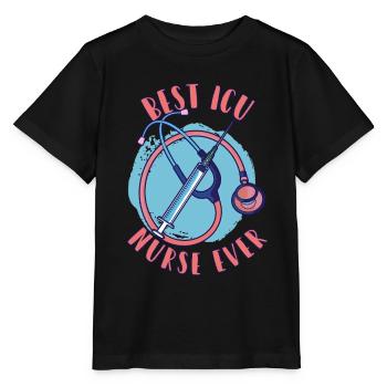 Best Intensive Care Nurse Ever - Stanley/Stella MINI CREATOR Kids’ T-Shirt - black - Front - Mikhail (115cm)