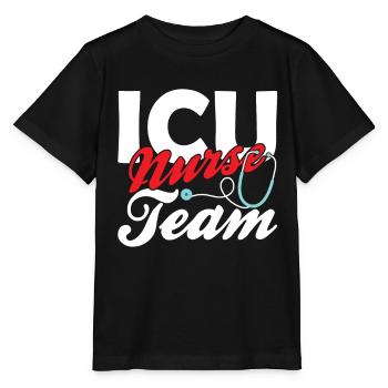 Intensive Care Nurse Team Intensive Care - Stanley/Stella MINI CREATOR Kids’ T-Shirt - black - Front - Mikhail (115cm)