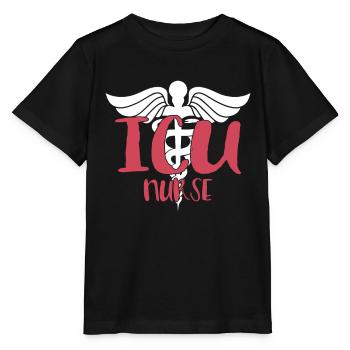 Intensive Care Nurse Intensive Care - Stanley/Stella MINI CREATOR Kids’ T-Shirt - black - Front - Mikhail (115cm)