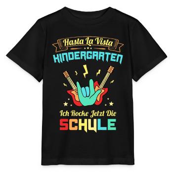 Hasta La Vista Abschluss Kindergarten 1. Klasse - Stanley/Stella Kinder T-Shirt MINI CREATOR  - Schwarz - Vorne - Mikhail (115cm)