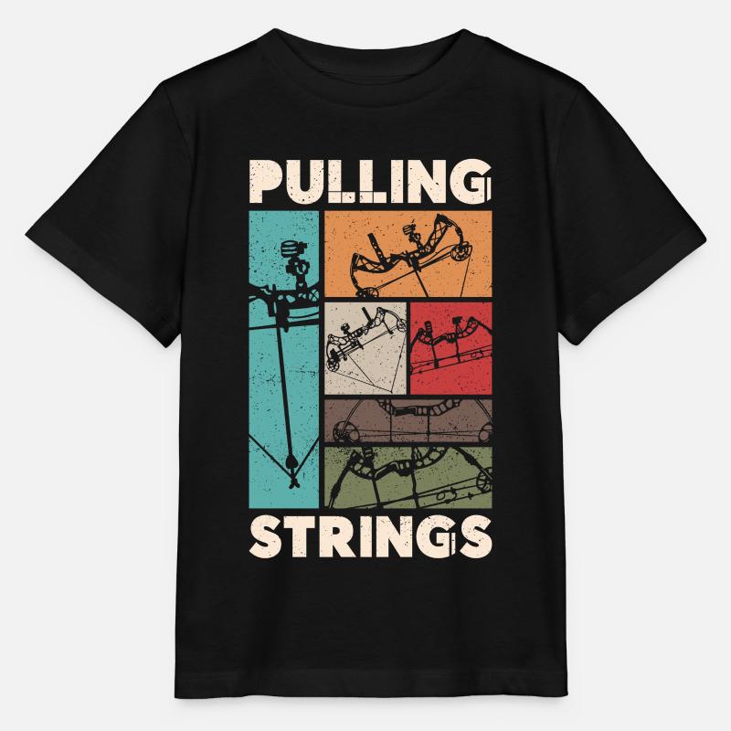 Archery Bow Archer Vintage Retro - Stanley/Stella Kinder T-Shirt MINI CREATOR  - Schwarz