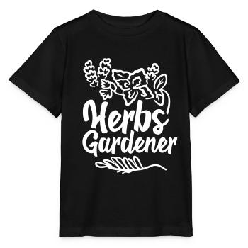 Herb Gardener Herb Garden Herb Herbologie - T-shirt bio MINI CREATOR Stanley/Stella Enfant - noir - Devant - Mikhail (115cm)