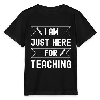 Teacher School Teacher Gift Class Primary School - Stanley/Stella MINI CREATOR Kids’ T-Shirt - black - Front - Mikhail (115cm)