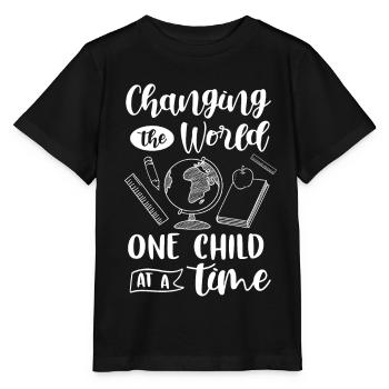 Teacher School Teacher 6th grade Primary school - Stanley/Stella MINI CREATOR Kids’ T-Shirt - black - Front - Mikhail (115cm)