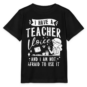 Teacher Gift Educator Pedagogue School Teacher Training - Stanley/Stella MINI CREATOR Kids’ T-Shirt - black - Front - Mikhail (115cm)