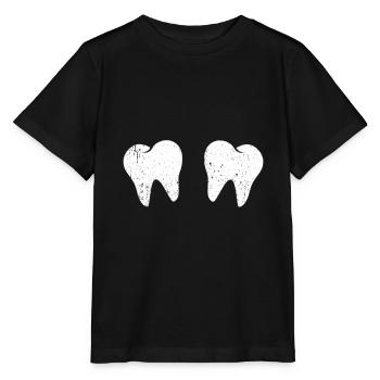 Dentiste Dentifrice Brosse à dents Mâchoire Doc Dentiste - T-shirt bio MINI CREATOR Stanley/Stella Enfant - noir - Devant - Mikhail (115cm)