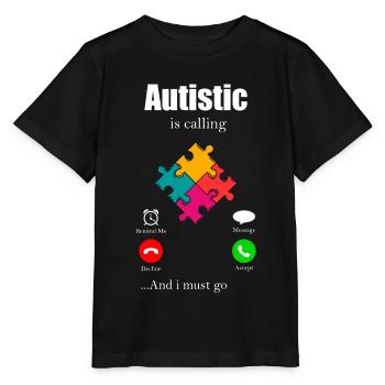 Autismus Geschenk Autist Asperger ADHS Autism - Stanley/Stella Kinder T-Shirt MINI CREATOR  - Schwarz - Vorne - Mikhail (115cm)