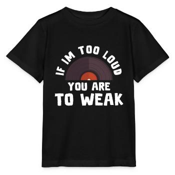 DJ Gift Music Disc Jockey Disco Techno Rave - Stanley/Stella MINI CREATOR Kids’ T-Shirt - black - Front - Mikhail (115cm)