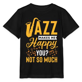 Jazz - Stanley/Stella Kinder T-Shirt MINI CREATOR  - Schwarz - Vorne - Mikhail (115cm)
