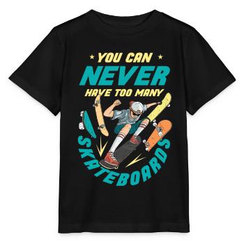 Skater Skateboard Cadeau Halfpipe Sk8 Ollie - T-shirt bio MINI CREATOR Stanley/Stella Enfant - noir - Devant - Mikhail (115cm)