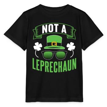Pas de leprechaun Irish Leprechaun St Patrick’s Day Irlandais - T-shirt bio MINI CREATOR Stanley/Stella Enfant - noir - Devant - Mikhail (115cm)