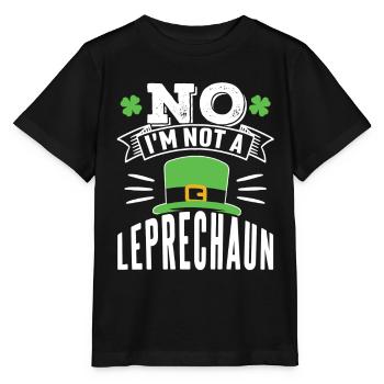 Nein Ich Bin Kein Leprechaun Ire Kobold Irisch - Stanley/Stella Kinder T-Shirt MINI CREATOR  - Schwarz - Vorne - Mikhail (115cm)