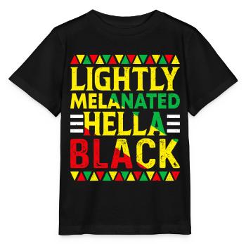 Black History Month Black History American - Stanley/Stella Kinder T-Shirt MINI CREATOR  - Schwarz - Vorne - Mikhail (115cm)