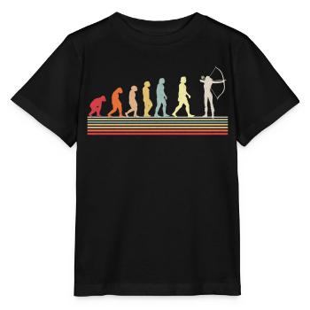 Archery Bow Archer Evolution Girl - Stanley/Stella MINI CREATOR Kids’ T-Shirt - black - Front - Mikhail (115cm)