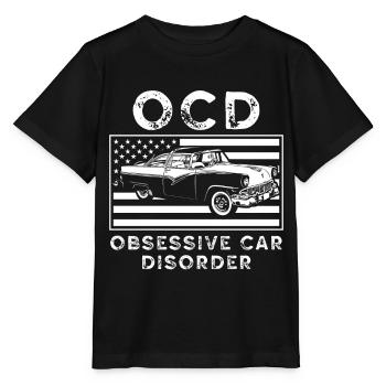 Désordre obsessionnel de la voiture TOC - T-shirt bio MINI CREATOR Stanley/Stella Enfant - noir - Devant - Mikhail (115cm)