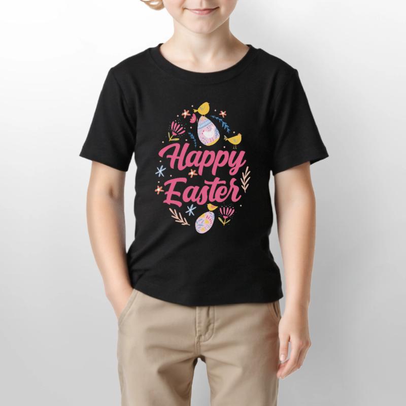 Happy Easter Easter Easter Easter Easter Sayings Stanley/Stella MINI CREATOR Kids’ T-Shirt