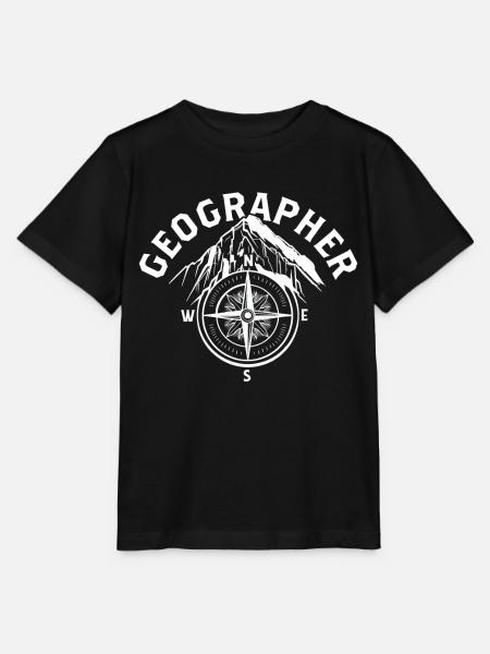 Geography Profession Geography Geography Student - Stanley/Stella MINI CREATOR Kids’ T-Shirt - black