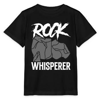 Rock Stone Whisperer Géologue Profession Géologie - T-shirt bio MINI CREATOR Stanley/Stella Enfant - noir - Devant - Mikhail (115cm)