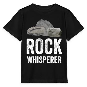 Rock Stone Whisperer Géologie Profession Géologue - T-shirt bio MINI CREATOR Stanley/Stella Enfant - noir - Devant - Mikhail (115cm)