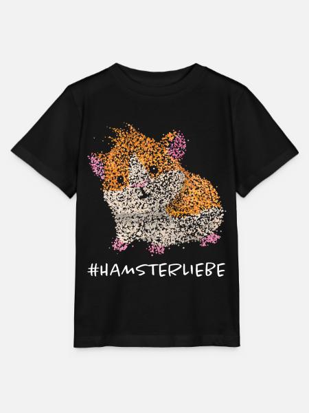 Hamsterliebe Hamster Goldhamster Nager - Stanley/Stella Kinder T-Shirt MINI CREATOR  - Schwarz