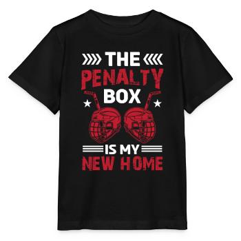 Ice Hockey Penalty Bench Ice Hockey Player Penalty Box - Stanley/Stella MINI CREATOR Kids’ T-Shirt - black - Front - Mikhail (115cm)